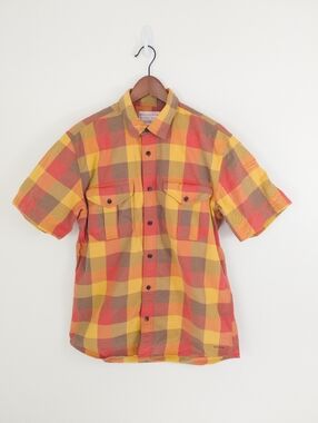 Filson Alaskan Guide Short Sleeve Shirt Plaid Size Medium